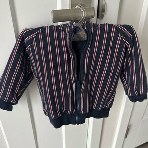 Petit Bateau Navy Jacket Fleece Hoodie